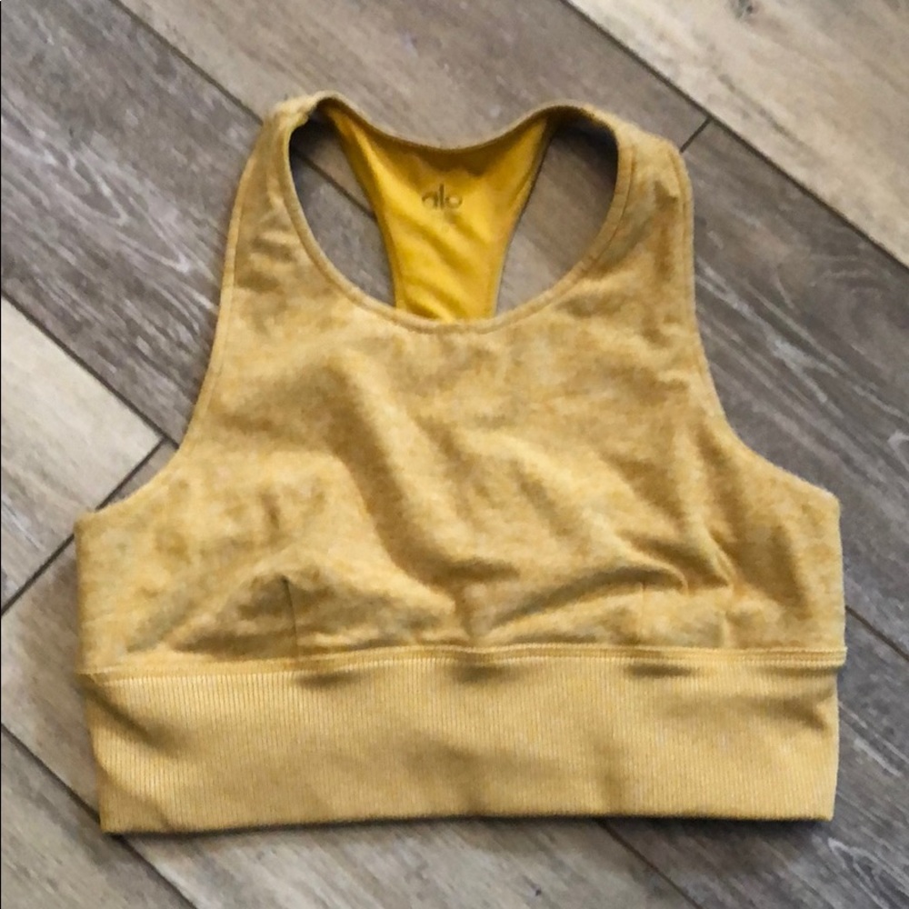 Alosoft Serenity Bra in yellow